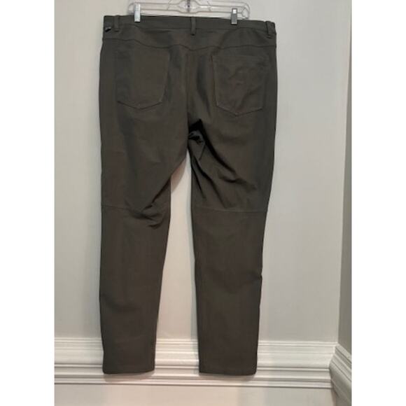Lululemon ABC Pant Slim Fit Men’s Size 38 Style# M5AD9S Olive Green - Picture 2 of 9